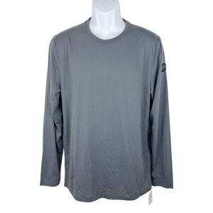 Lucky Brand Sleepwear Shirt Men Medium Grey Smoked Pearl Long Sleeve Tee NWT